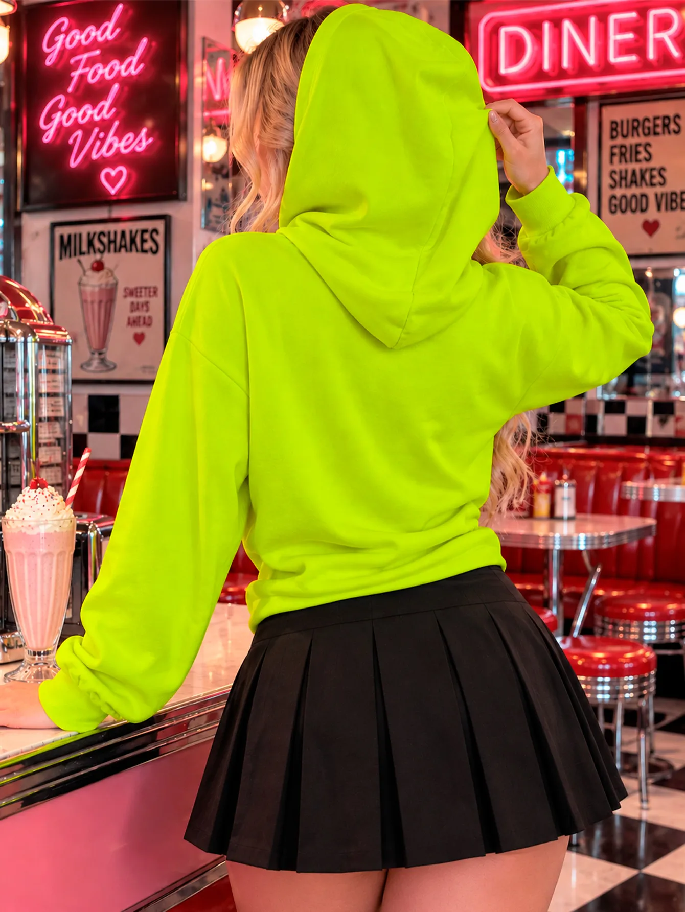 SUDADERAOVERSIZE SUDADERA OVERSIVE CON GORRO 15323